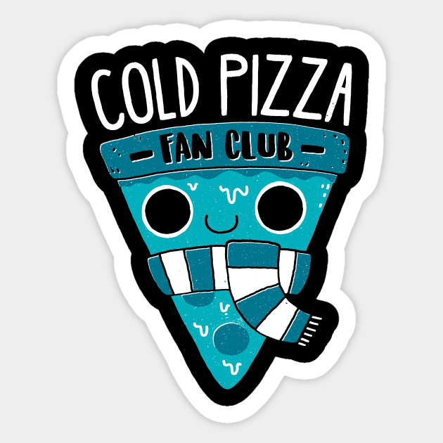 Cold Pizza Fan Club Sticker by DinoMike